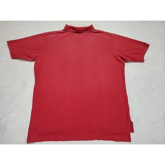 Ralph Lauren Polo shirt Men's XXL Red With Navy Pony - Picture 6 of 6